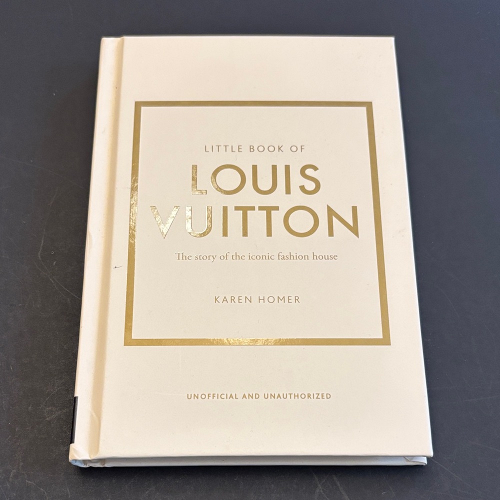 Louis Vuitton White and Gold Coffee Table Book - Little Book of Louis Vuitton